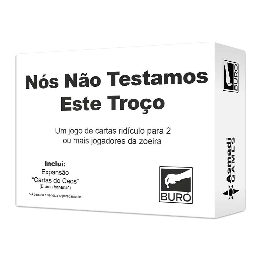 Nós Não Testamos Esse Troço Jogo de Cartas Buró NTT Completo com Expansões  Cinético e Picante +18